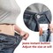 8 Sets Perfect Fit Instant Button, Adjustable Jeans Button Instant, 1 inch Buttons Adds Or Reduces an Inch to Any Pants Waist in Seconds